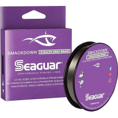 Seaguar, Smackdown 20SDSG150 Low Visibility Fishing Line 20lb 150yd Breaking Strength/Length Stealth Grey
