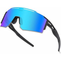 Sports Sunglasses Men's Polarised Cycling Glasses Sports Glasses for Women UV 400 Protection Outdoor Sports Protective Glasses for Cycling Driving Fishing Climbing Golf