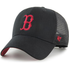 '47 Boston Red Sox Black MLB Ballpark Mesh Most Value P Trucker Cap