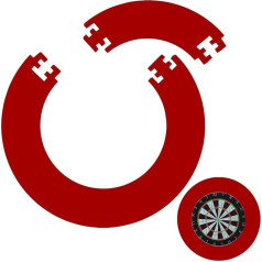Kaxenig Dartboard Surround, Dartboard Protective Ring, Dartboard Wall Protection, Protective EVA Dartboard Border, Suitable for All 18 Inch Dartboards