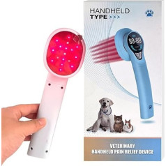 Pet-Cure Pet Laser Therapy Device 665mW Red + Infrared Light Therapy for Bone, Tissue and Skin Injuries