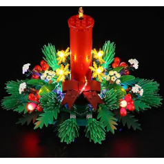 BRIKSMAX 2.0 LED Light for Lego Christmas Arrangement - Innovative LED Lighting Compatible with Lego 40743 - Without Lego Set
