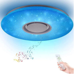 Square ceiling lamp with remote control
