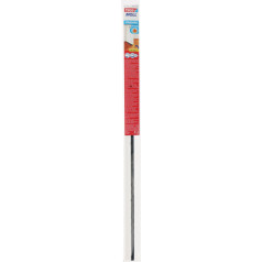 Birstes blīvējums zem durvīm standarta 1m:37mm, balts