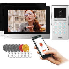 GAYD MULTI2, Divu ģimeņu video durvju ieejas sistēma, divvadu, 8