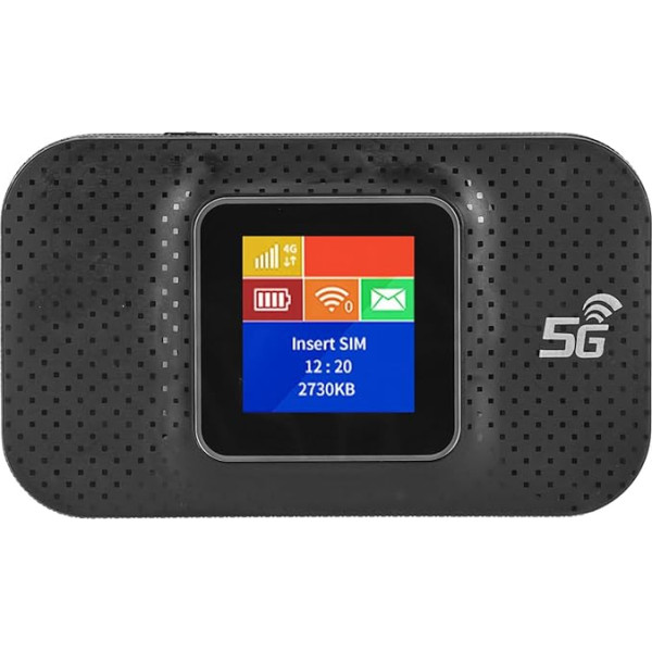 Portable 4G WiFi Hotspot, Mobile MiFi Hotspot for On the Go, Connection with 10 Devices, Widely Used in Europe, Australia, Asia, Southeast Asia, Africa and the Middle East