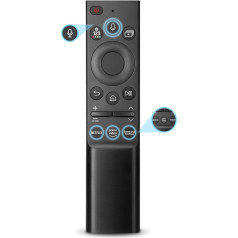 Voice Replacement Remote Control for Samsung Smart TV, Voice Remote Control Compatible with 2018-2023 Allen Samsung Smart Curved Frame QLED LCD 8K 4K TVs with Voice Function
