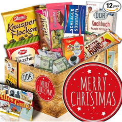ostprodukte-versand Merry Christmas Gift Christmas Woman Chocolate Gift DDR