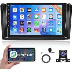 1G + 32G Android Car Radio 2 DIN for Mercedes Benz ML GL W164 ML350 ML500 GL320 X164 ML280 GL350 with GPS Navigation WiFi 9 Inch Car Radio with Mirror Link Bluetooth FM/RDS/DAB Steering Wheel Control
