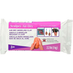 Polyform Model Air Clay 2.2lb-Terra Cotta, Brown