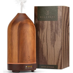 WALDWERK Diffuser (100 ml) Made of Elegant Acacia Wood - Aroma Diffuser for a Pleasant Indoor Climate - Diffuser for Essential Oils - Fragrance Oil Diffuser - Oil Lamp for Aromatherapy - Humidifier