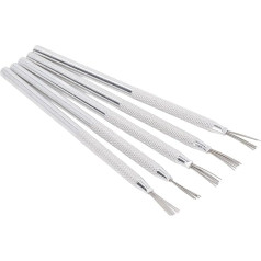 Ceramic Clay Tool Set, 5 Pieces Clay Needle Tools, Silver White Aluminum Handle, Clay Pottery Modelling Texturing Modelling Tools, Ceramic Pottery Tools for Beginners, Professionals, Kids