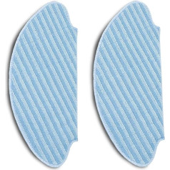 Rowenta 2 x Microfibre Cloths for Smart Force Essential Aqua Robot Vacuum Cleaner ZR690202