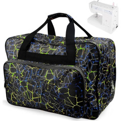 DTYGUIXE Sewing Machine Bag Sewing Machine Carry Bag 46 x 23 x 21 cm Sewing Machine Transport Bag Sewing Machine Organiser Universal Sewing Machine Bag for Studios, Clothing Stores, Home Use, black,