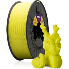 WINKLE PLA HD Filament Fluorescent Yellow Electric for 3D Printer PLA Filament 1.75mm 1kg Yellow PLA | Fluorescent Optics | 1kg Spool