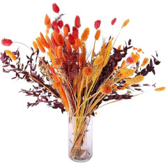 LICHENGTAI Pampas Grass Dried Flowers Decoration Dried Pampas Grass Decoration Fluffy and Swinging Dried Flowers Dried Flower Arrangements for Home, Wedding, Table Decoration