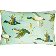 Evans Lichfield Mint Duck Feather Filled Cushion 40 x 60cm