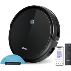 360 C50 Robot Vacuum Cleaner with Mop Function, 2600 Pa Suction Power Vacuum Cleaner, Robot 2-in-1 Vacuum Cleaner, and Mop Robot for Pet Hair, Carpets, Self-Charging Vacuum Cleaner Robot