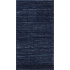 Safavieh Vision Collection Modern Rug for Living Room Dining Room Bedroom Short Pile Navy 26 x 44 Inch