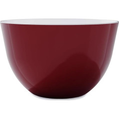 Trebonn - Stackable Bowl - Diameter 28 cm x Height 17 cm - Spacious Bowl with Gloss Finish, Perfect as a Salad Bowl or Soup Bowl (Cherry Red)