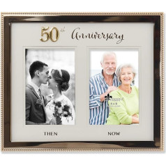 Lawrence FRAMES 4 x 6-Inch Metal Beaded Photo Frame, Gold