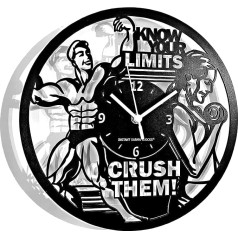 Instant Karma Clocks Wall Clock Gym Fitness Culture Training Sports