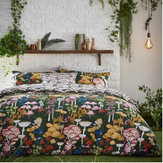furn. Furniture. Amanita Abstract Mushroom Duvet Set