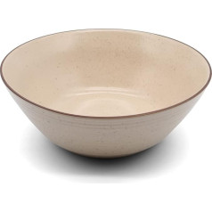 Ekau Essential 25 cm Salad Bowl, Ivory