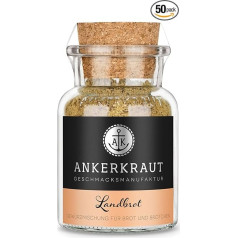 Ankerkraut Bread Spice Hamburg, Bread Spice Mix for Baking Bread and Rolls, 70 g in Cork Glass