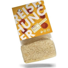 REISHUNGER Organic Blitz-Risotto Ready Mix Milanese with Saffron (8 x 250 g) - Vegan & Gluten Free - Available in Many Varieties and Sizes