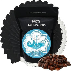 Hallingers 10 x No. M - Munich Gourmet Coffee - Gourmet Coffee, Gentle Long-Term Roasted (Bag) - Gift Ideas Christmas & Gifts Christmas | Birthday Congratulations New Home Anniversary