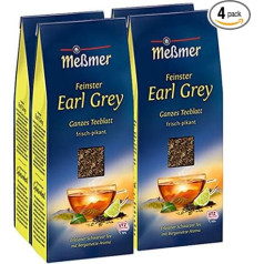 Meßmer Earl Grey, Pack of 4 (4 x 150 g Pack)