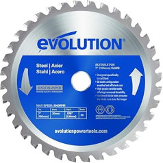 Evolution Evoblade 180mm TCT Circular Saw Blade for Steel