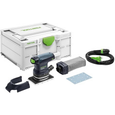 Festool RUTSCHER RTS 400 REQ-Plus (with sanding shoe, protector, long-life dust collector bag), in systainer