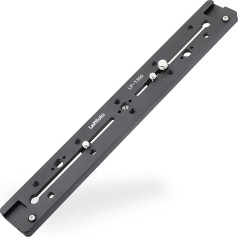 LEFTFOTO 300mm Dovetail Rail, Arca Swiss Quick Release Plate with Localization Hole for ARRI, with More 1/4