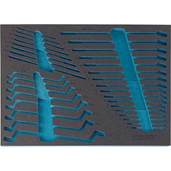 HAZET 163-140L 2-Component Soft Foam Insert - Multi-Colour