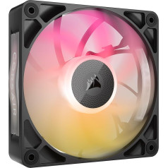 CORSAIR iCUE LINK RX120 MAX RGB 120mm PWM Thick Fan - High Static Pressure - Magnetic Dome Bearing - Single Fan - Black