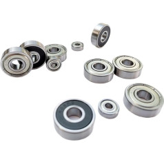 2pcs Non-Standard Bearings 609 609d10 ZZ 609 / 10ZZ 609-2RS 10 x 24 x 7 mm (ZZ)