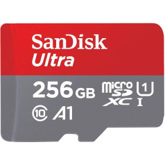 SanDisk microSDXC Ultra 256GB (A1/UHS-I/Cl.10/150MB/s) microSDXC Card 256GB A1 Application Performa