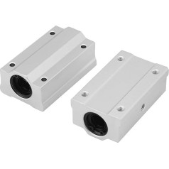2 pieces SCS12UU 12 mm aluminium linear ball bearing sliding block sliding bushing replacement for CNC