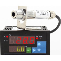 Jieotwice Infrared Temperature Controller, Non-Contact Online Infrared Shortwave Thermometer, Sensor 4-20mA (0-300 Degrees)