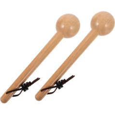 Anneome Pack of 2 baseball glove hammer, heavy ball hammer, softball glove hammer, baseball glove hammer, long wooden hammer, wooden hammer, wooden mallet, wooden mallet