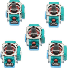 3D Rocker Analog Joystick Sensor Module Professional Replacement Analog Stick Joystick Parts 5-Piece Replacement for PS5 Controller 3D Joystick for PS5 Replacement Joystick for PS5