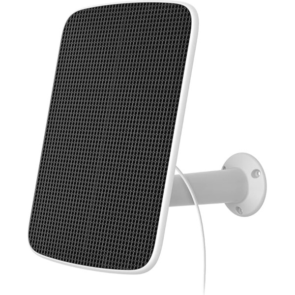 EZVIZ Solar Panel for Battery Cameras with Adjustable Bracket and Continuous Power Supply for Outdoor Battery Operated Security Cameras, Waterproof and Robust