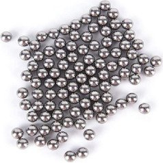 GSHUPIOU Massive Lagerkugeln für industrielles Zubehör,. 304 Edelstahlkugel, Präzisionsstahlkugel, genau auf 0,1, 11,6 11,9 12,3 12,4 12,5 12,6 17,8 18,8 mm, 50 Stück(12.4mm)