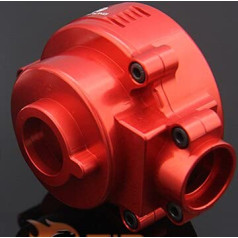 CNC precision machining. Differential gear housing for DBXL (colour: RED)
