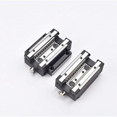 AXWERB HGR15 HGR20 HGH15CA HGH20CA Square Block Glatte lineare Führungsschienen for CNC-Teile (Color : HGH20CA 1rail 2block, Guide Length : 600mm)
