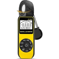 Light Meter, Digital Lighting Meter 881E High Precision Light Meter Illumination Brightness Test Light Meter Photometer 300,000 Lux for Cultivation and Measurement of Indoor Plants (Colour:
