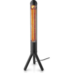 EVA SOLO HeatUp Patio Warmer Electric Heater with Full Effect in 5 Seconds Black