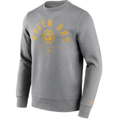 Fanatics Green Bay Packers Stamp NFL Crew Sweatshirt Grey, gray